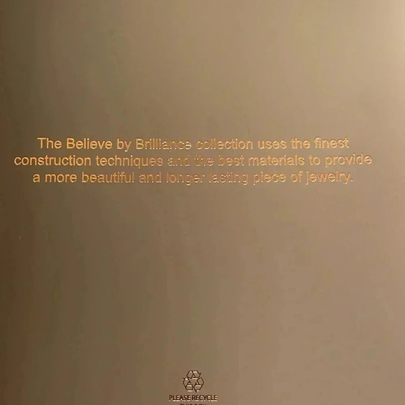 Believe by Brilliance Choker with extender necklace cubic zirconia, silver nwt - Picture 3 of 7